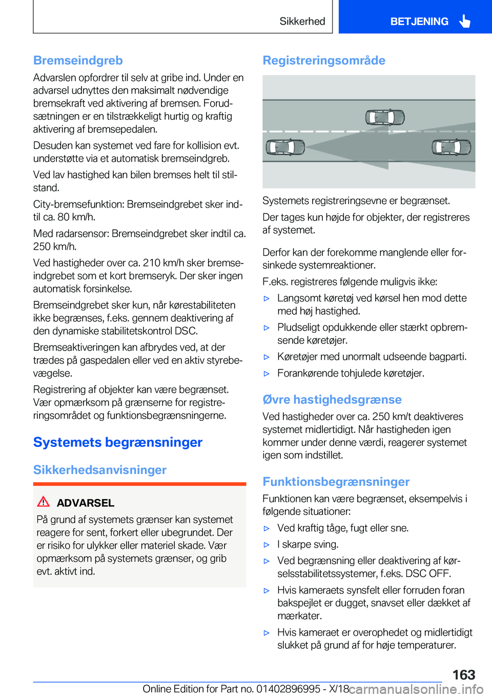 BMW Z4 2019  InstruktionsbØger (in Danish) �B�r�e�m�s�e�i�n�d�g�r�e�b�A�d�v�a�r�s�l�e�n��o�p�f�o�r�d�r�e�r��t�i�l��s�e�l�v��a�t��g�r�i�b�e��i�n�d�.��U�n�d�e�r��e�n
�a�d�v�a�r�s�e�l��u�d�n�y�t�t�e�s��d�e�n��m�a�k�s�i�m�a�l�t��n�