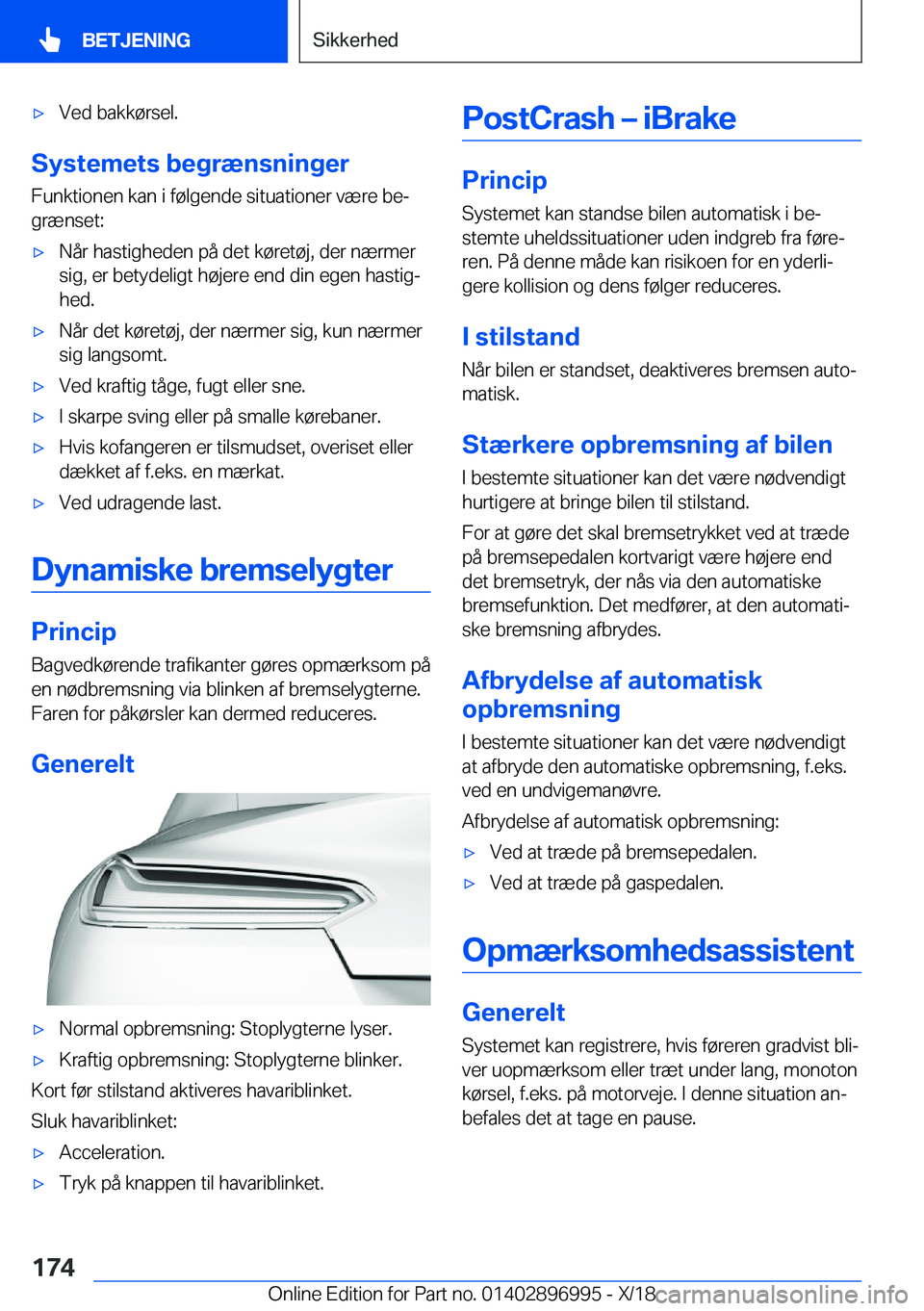 BMW Z4 2019  InstruktionsbØger (in Danish) 'x�V�e�d��b�a�k�k�