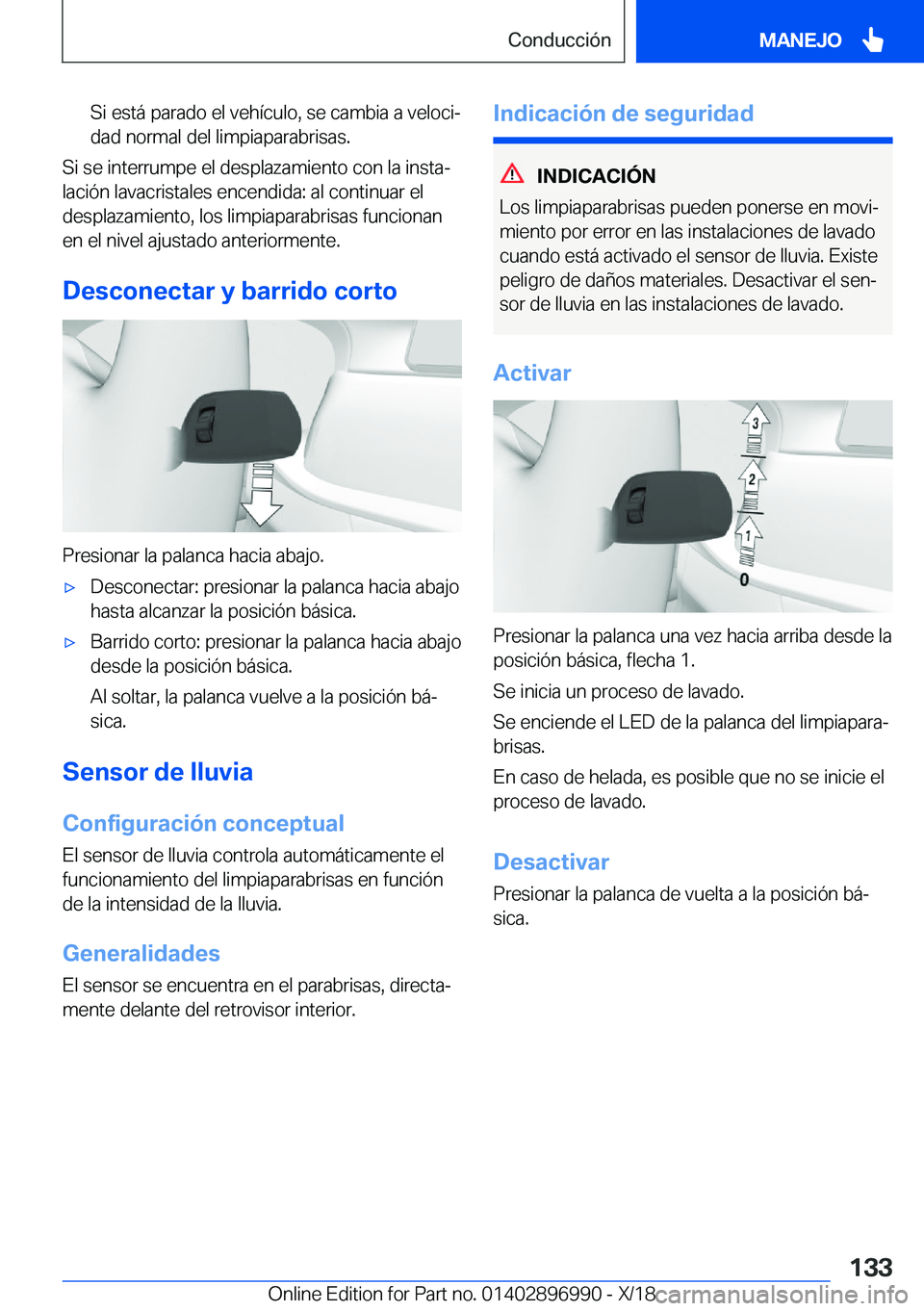 BMW Z4 2019  Manuales de Empleo (in Spanish) �S�i��e�s�t�