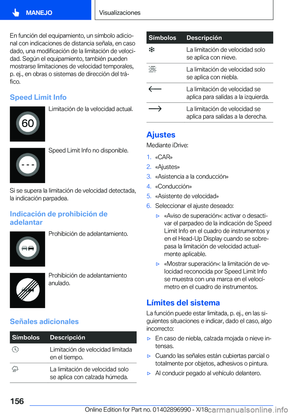 BMW Z4 2019  Manuales de Empleo (in Spanish) �E�n��f�u�n�c�i�