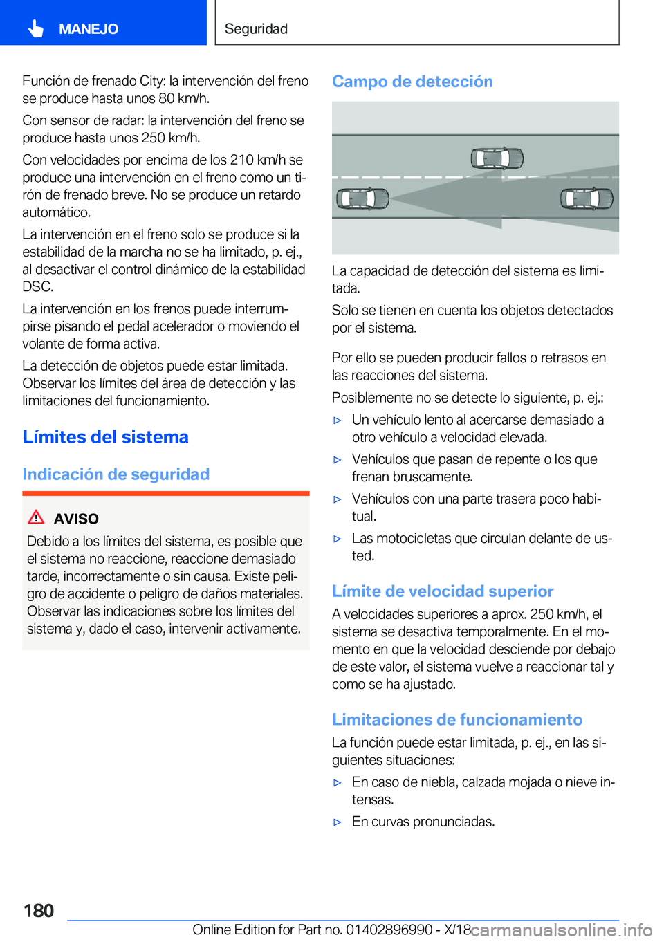 BMW Z4 2019  Manuales de Empleo (in Spanish) �F�u�n�c�i�