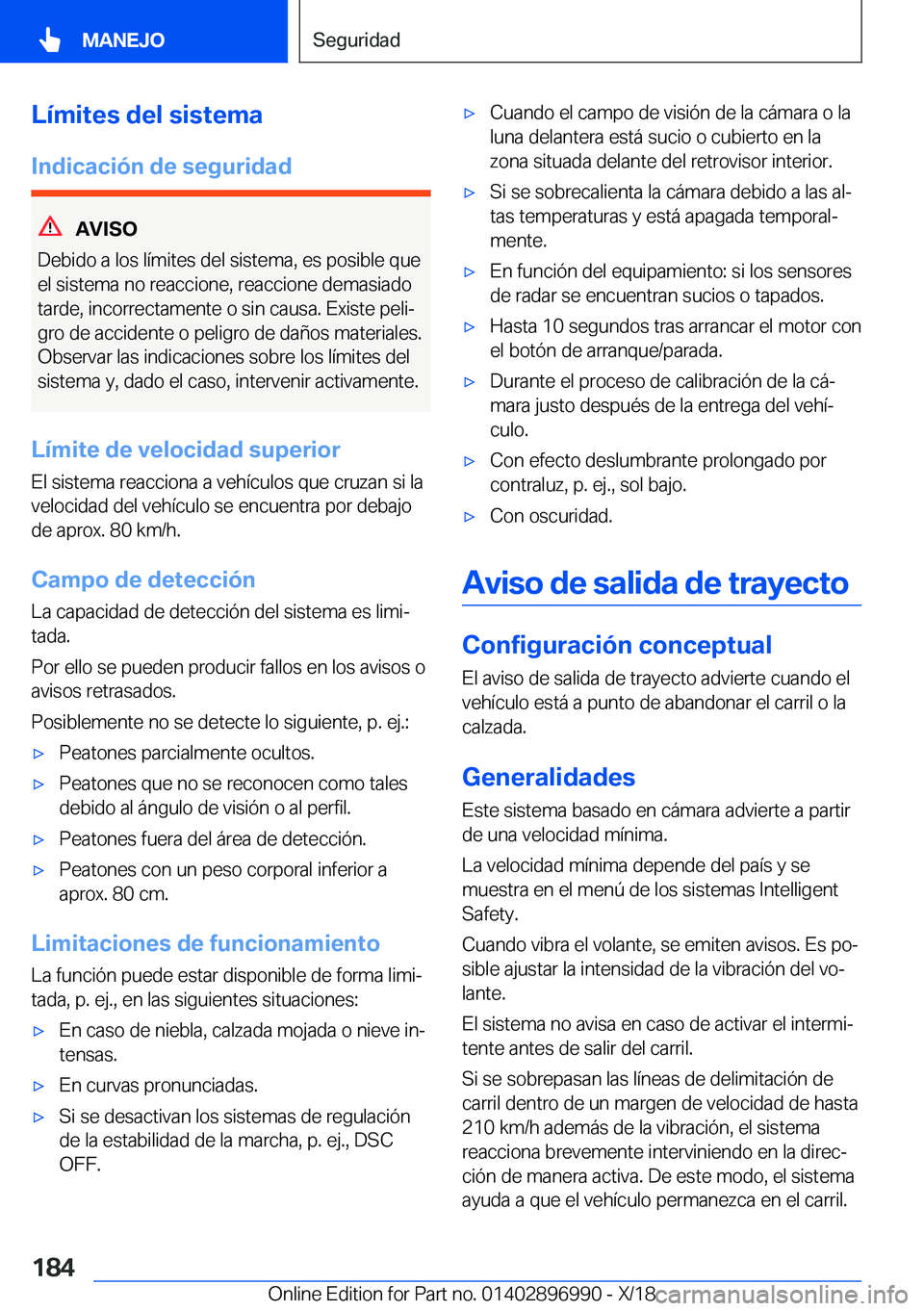 BMW Z4 2019  Manuales de Empleo (in Spanish) �L�