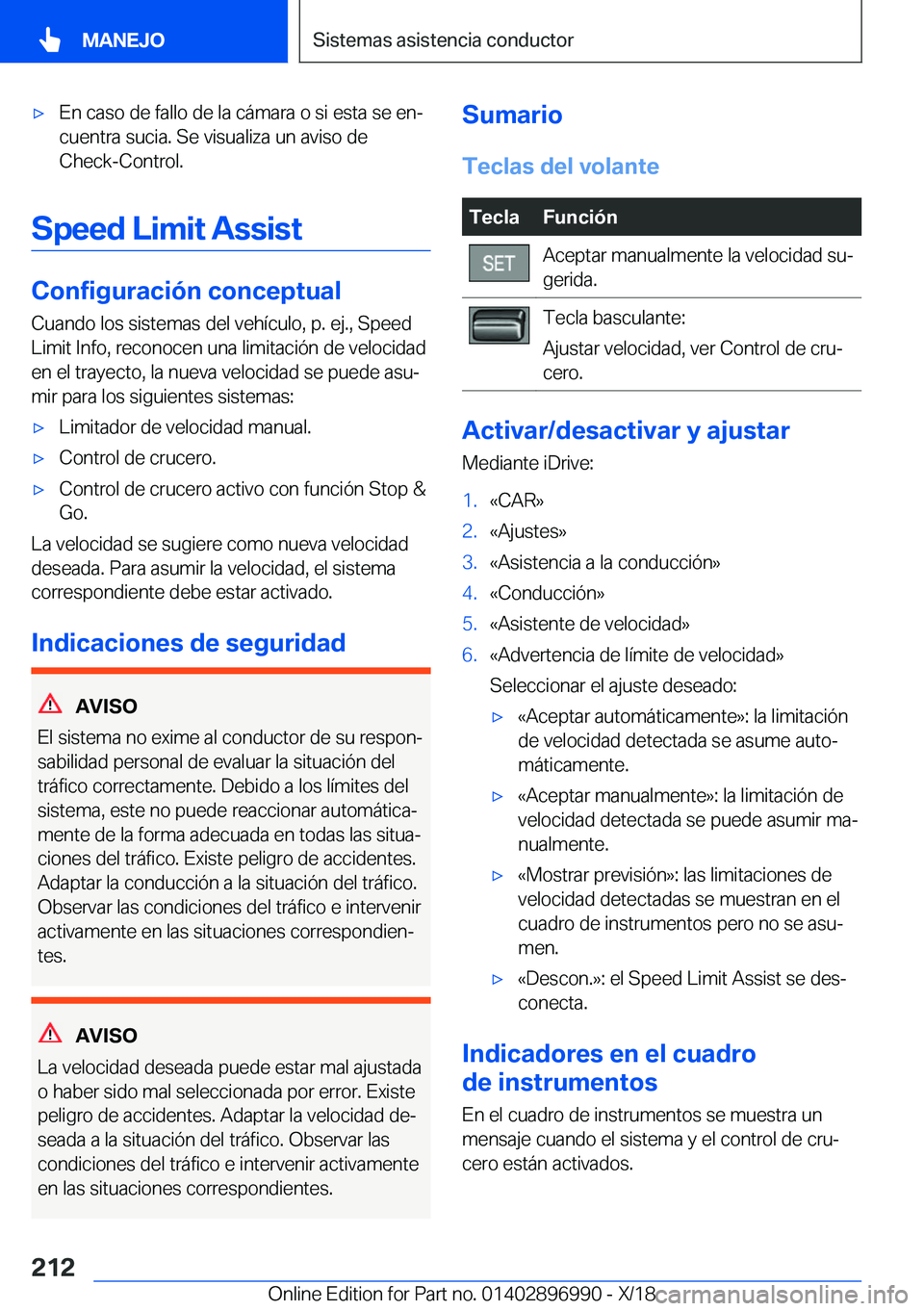 BMW Z4 2019  Manuales de Empleo (in Spanish) x�E�n��c�a�s�o��d�e��f�a�l�l�o��d�e��l�a��c�