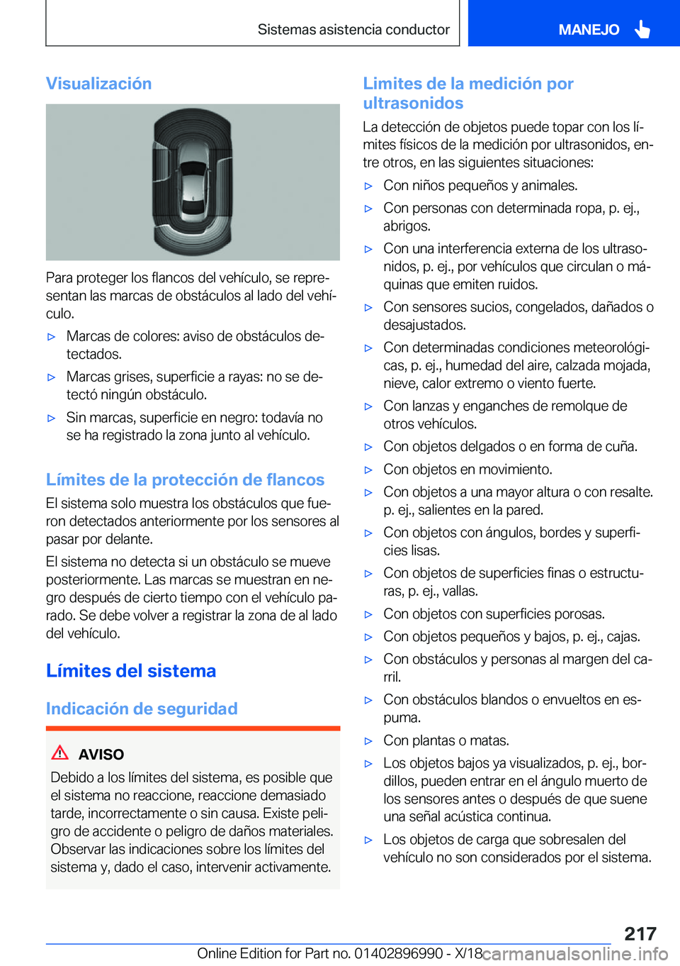 BMW Z4 2019  Manuales de Empleo (in Spanish) �V�i�s�u�a�l�i�z�a�c�i�
