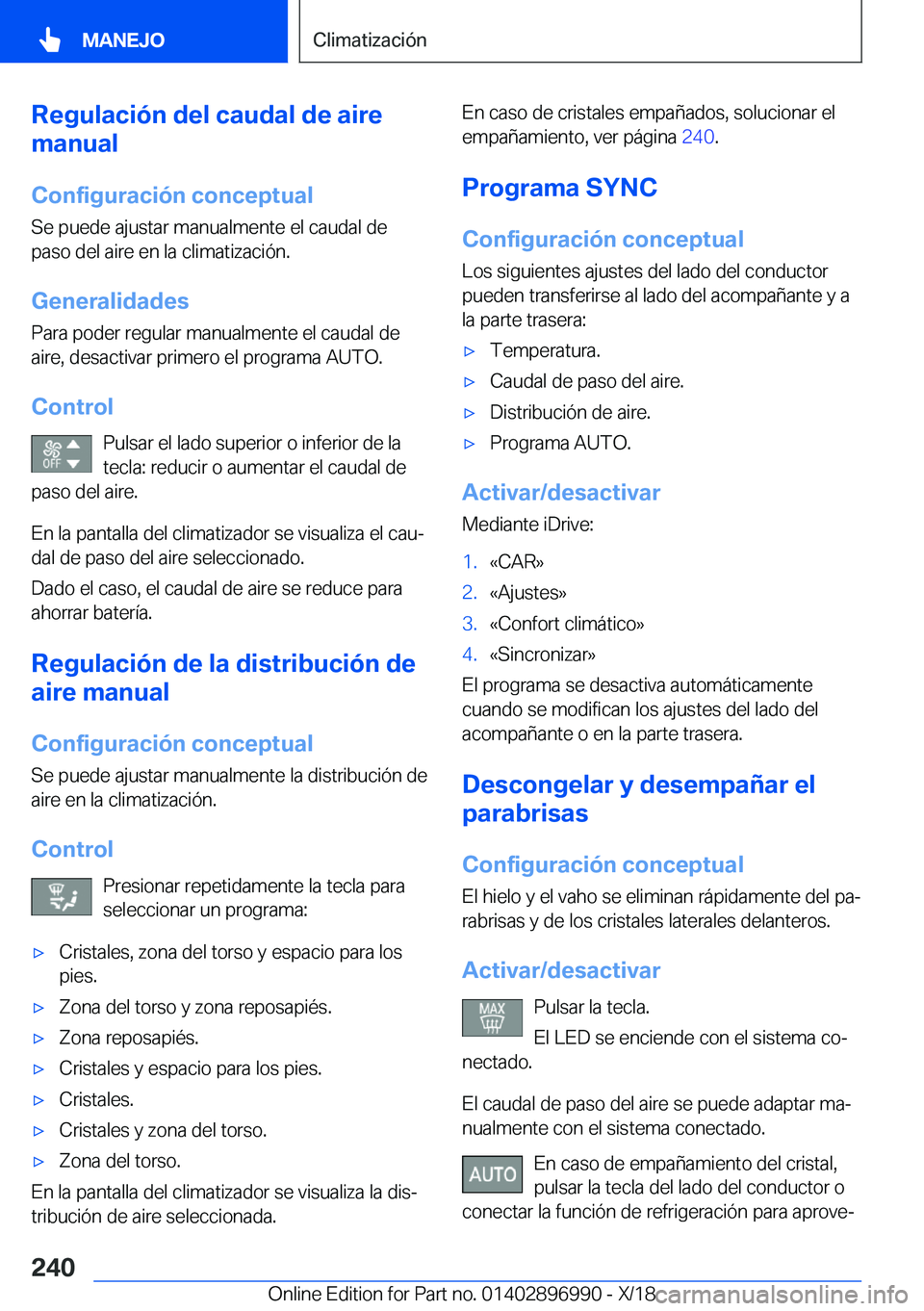 BMW Z4 2019  Manuales de Empleo (in Spanish) �R�e�g�u�l�a�c�i�