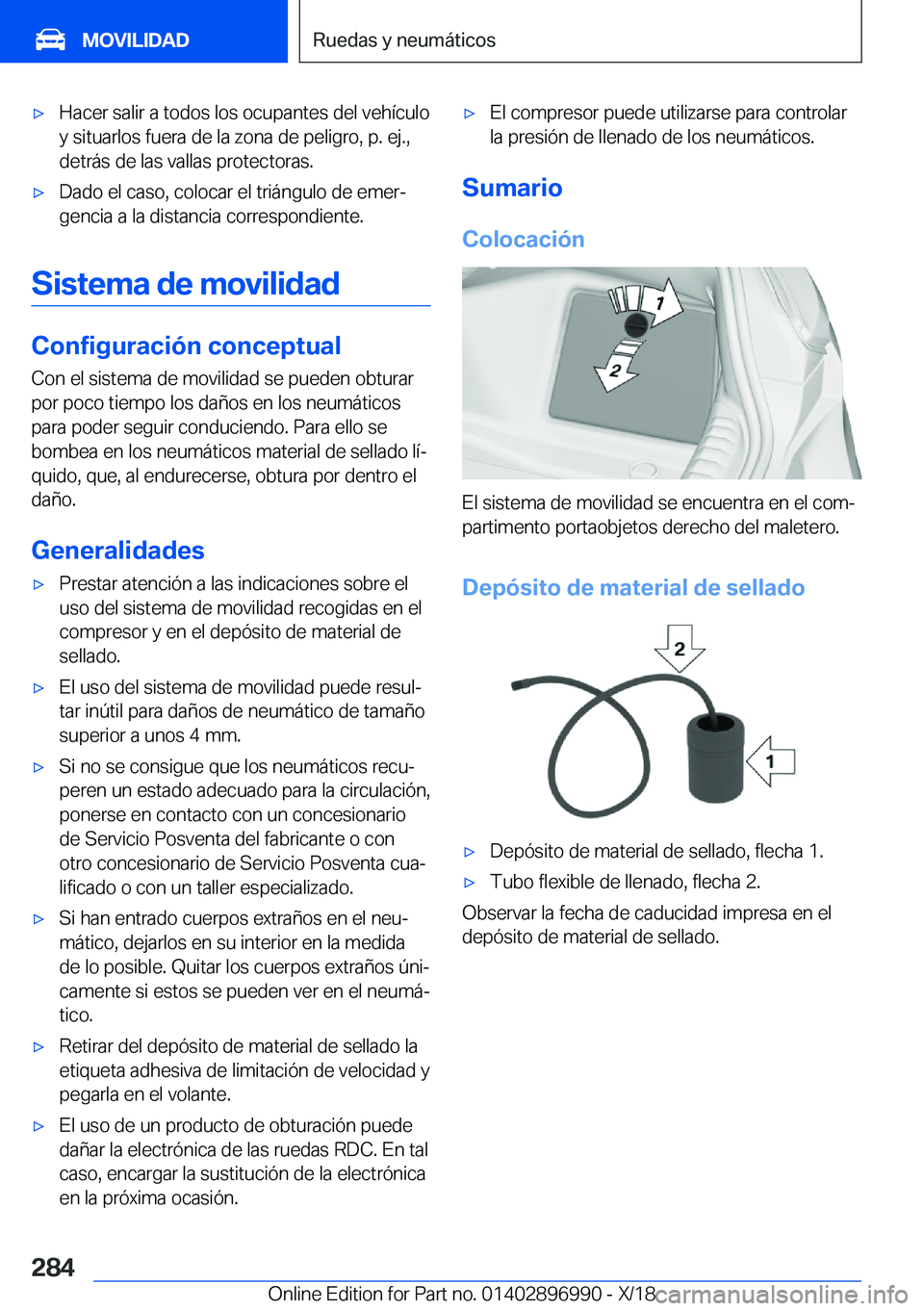 BMW Z4 2019  Manuales de Empleo (in Spanish) x�H�a�c�e�r��s�a�l�i�r��a��t�o�d�o�s��l�o�s��o�c�u�p�a�n�t�e�s��d�e�l��v�e�h�