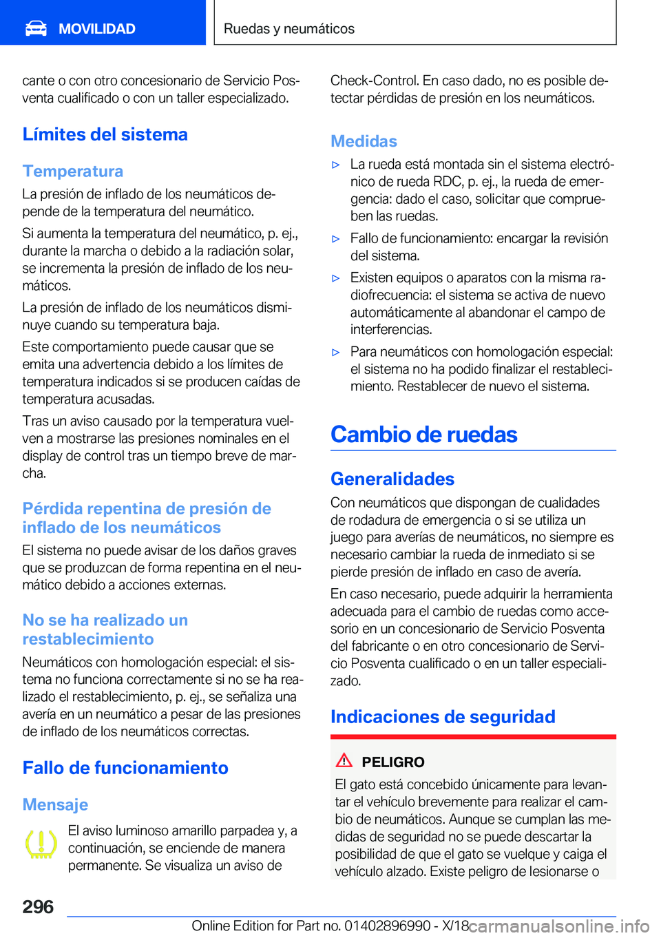 BMW Z4 2019  Manuales de Empleo (in Spanish) �c�a�n�t�e��o��c�o�n��o�t�r�o��c�o�n�c�e�s�i�o�n�a�r�i�o��d�e��S�e�r�v�i�c�i�o��P�o�sª�v�e�n�t�a��c�u�a�l�i�f�i�c�a�d�o��o��c�o�n��u�n��t�a�l�l�e�r��e�s�p�e�c�i�a�l�i�z�a�d�o�.
�L�