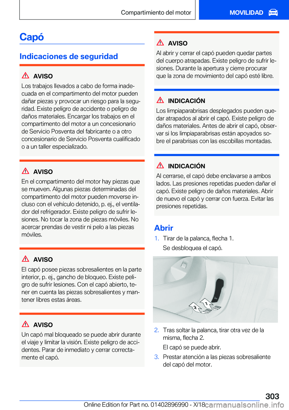 BMW Z4 2019  Manuales de Empleo (in Spanish) �C�a�p�