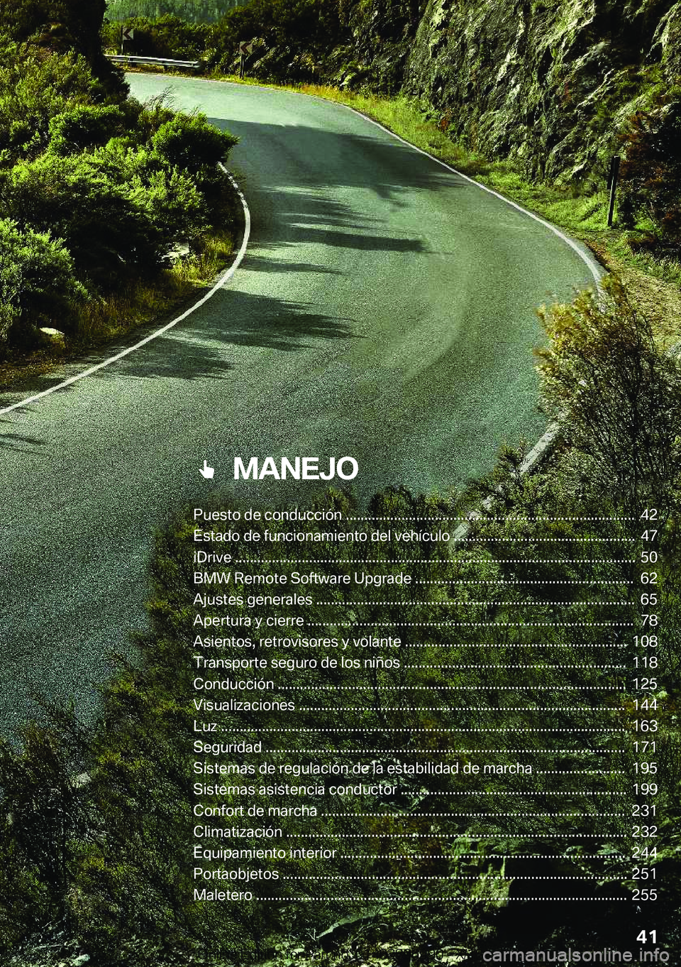 BMW Z4 2019  Manuales de Empleo (in Spanish) ���M�A�N�E�J�O
�P�u�e�s�t�o��d�e��c�o�n�d�u�c�c�i�