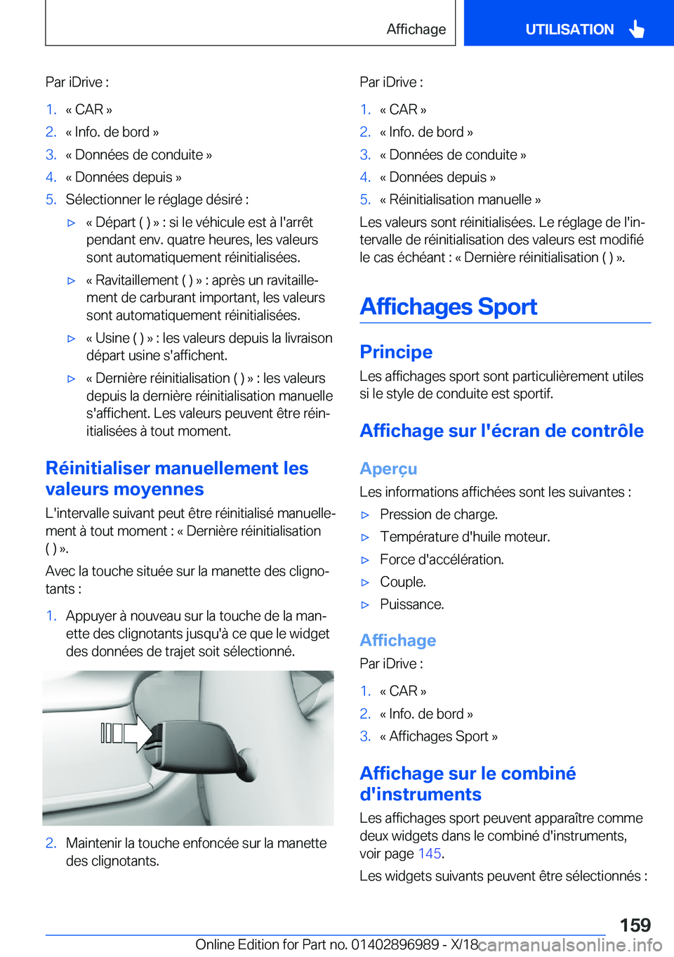 BMW Z4 2019  Notices Demploi (in French) �P�a�r��i�D�r�i�v�e��:�1�.�k��C�A�R��{�2�.�k��I�n�f�o�.��d�e��b�o�r�d��{�3�.�k��D�o�n�n�é�e�s��d�e��c�o�n�d�u�i�t�e��{�4�.�k��D�o�n�n�é�e�s��d�e�p�u�i�s��{�5�.�S�é�l�e�c�t�i�o�n�n�e�