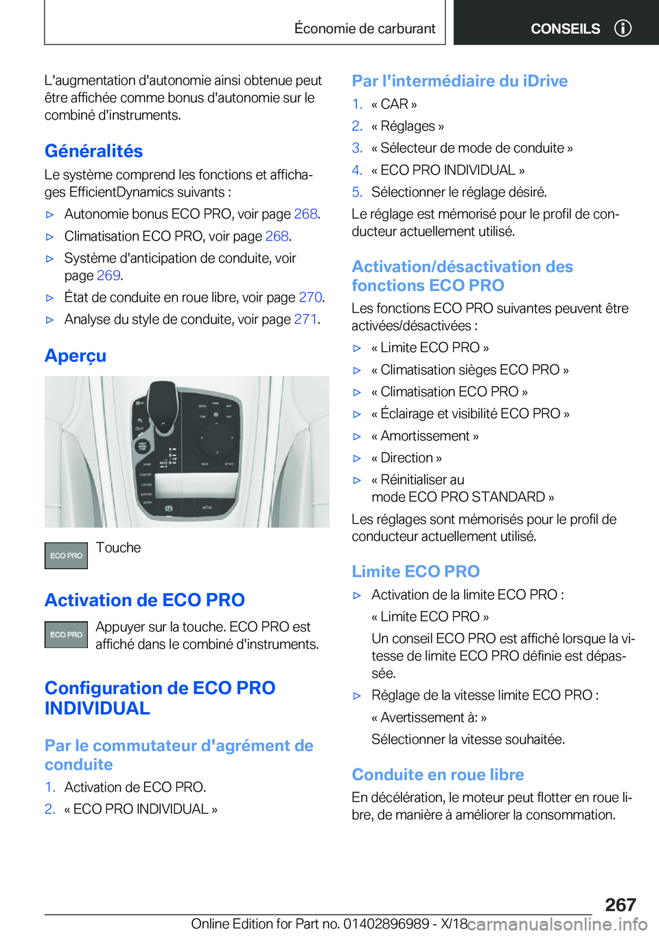 BMW Z4 2019  Notices Demploi (in French) �L�'�a�u�g�m�e�n�t�a�t�i�o�n��d�'�a�u�t�o�n�o�m�i�e��a�i�n�s�i��o�b�t�e�n�u�e��p�e�u�t
�ê�t�r�e��a�f�f�i�c�h�é�e��c�o�m�m�e��b�o�n�u�s��d�'�a�u�t�o�n�o�m�i�e��s�u�r��l�e �c�o�m