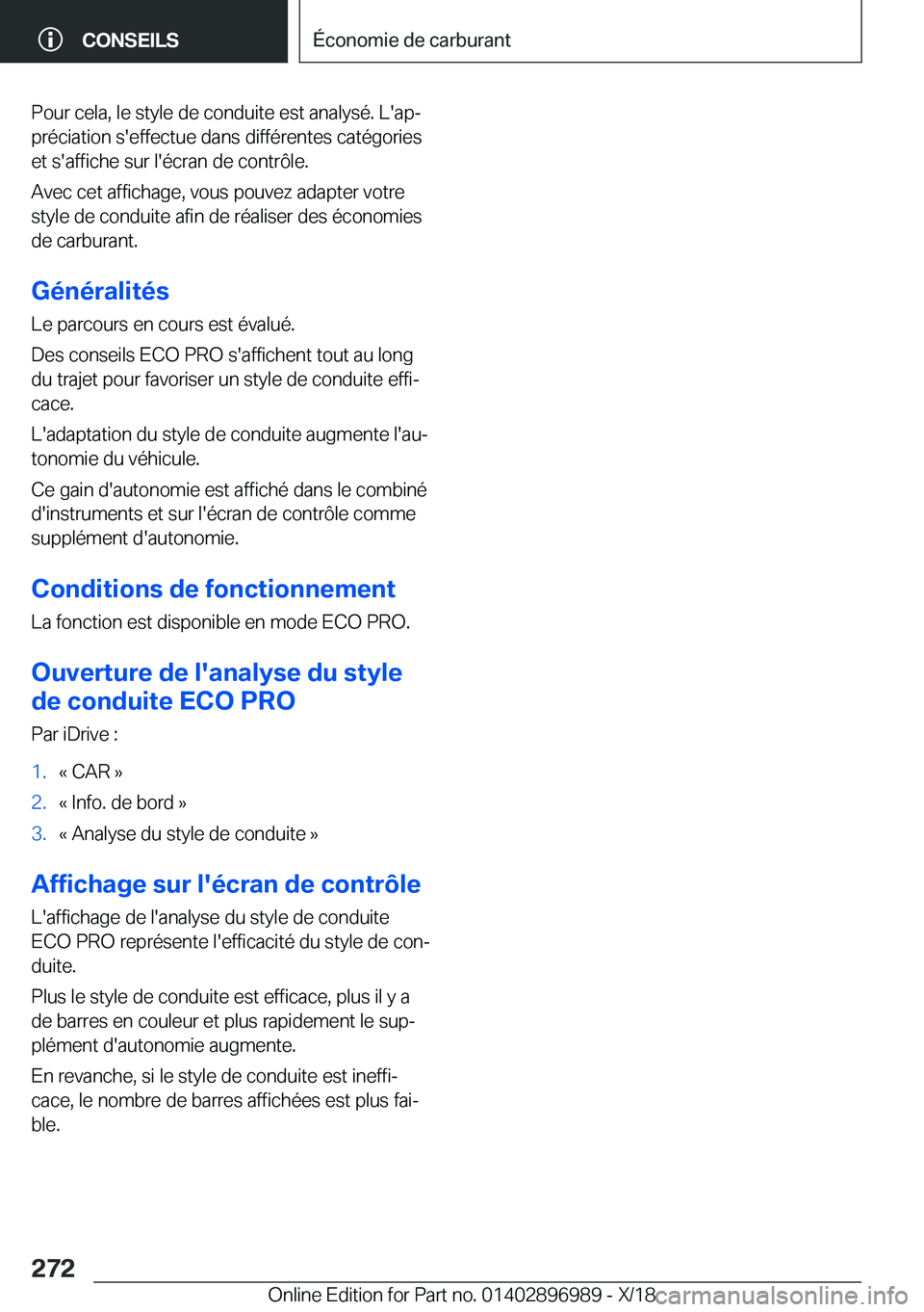 BMW Z4 2019  Notices Demploi (in French) �P�o�u�r��c�e�l�a�,��l�e��s�t�y�l�e��d�e��c�o�n�d�u�i�t�e��e�s�t��a�n�a�l�y�s�é�.��L�'�a�pj
�p�r�é�c�i�a�t�i�o�n��s�'�e�f�f�e�c�t�u�e��d�a�n�s��d�i�f�f�é�r�e�n�t�e�s��c�a�t�é�