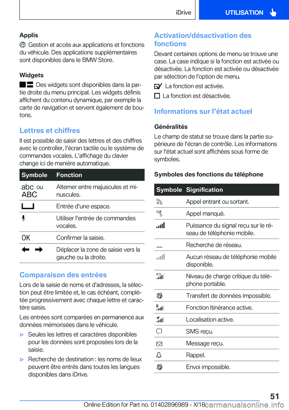 BMW Z4 2019  Notices Demploi (in French) �A�p�p�l�i�s
���G�e�s�t�i�o�n��e�t��a�c�c�è�s��a�u�x��a�p�p�l�i�c�a�t�i�o�n�s��e�t��f�o�n�c�t�i�o�n�s
�d�u��v�é�h�i�c�u�l�e�.��D�e�s��a�p�p�l�i�c�a�t�i�o�n�s��s�u�p�p�l�é�m�e�n�t�a�i�r�