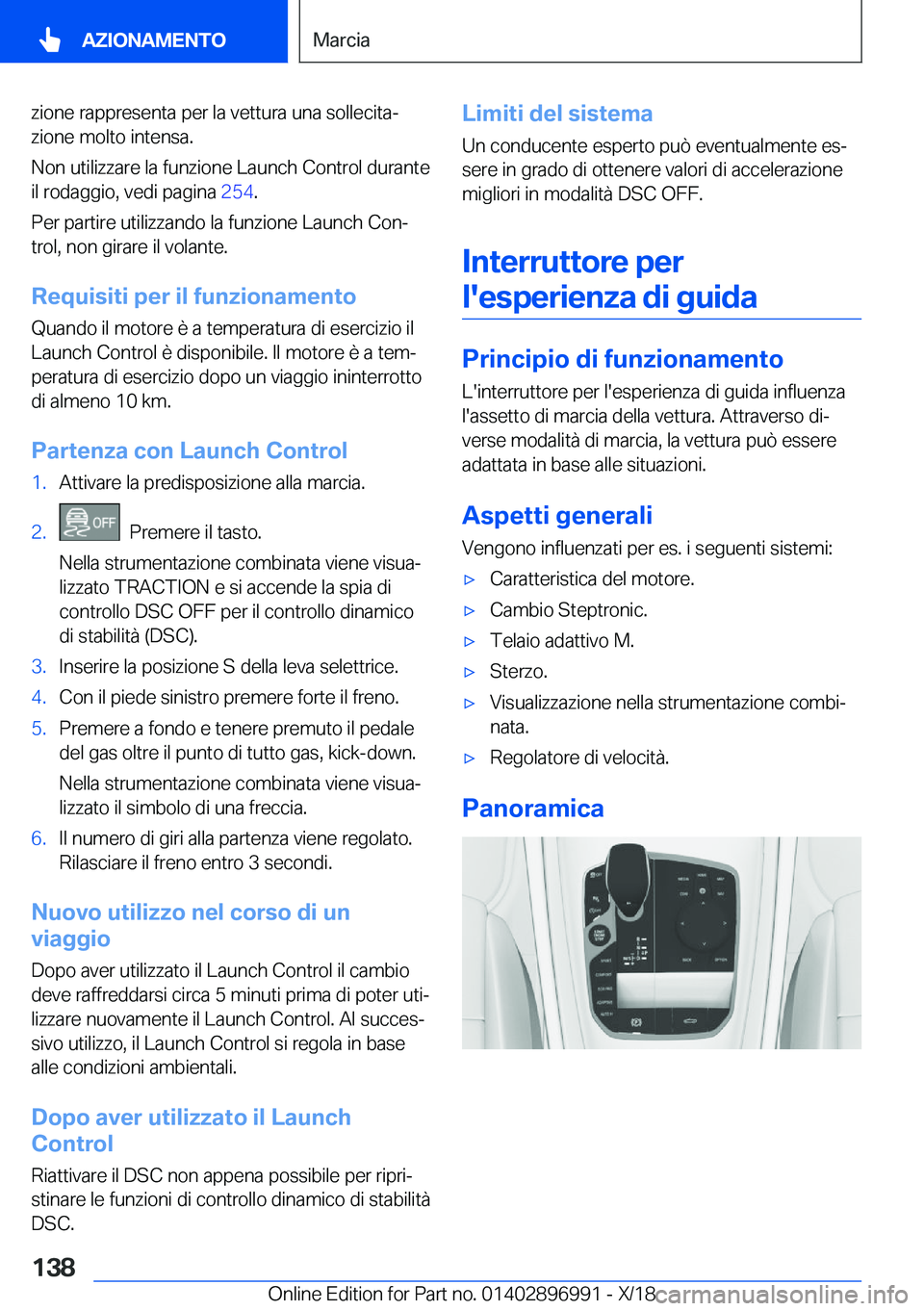 BMW Z4 2019  Libretti Di Uso E manutenzione (in Italian) �z�i�o�n�e��r�a�p�p�r�e�s�e�n�t�a��p�e�r��l�a��v�e�t�t�u�r�a��u�n�a��s�o�l�l�e�c�i�t�aª
�z�i�o�n�e��m�o�l�t�o��i�n�t�e�n�s�a�.
�N�o�n��u�t�i�l�i�z�z�a�r�e��l�a��f�u�n�z�i�o�n�e��L�a�u�n�