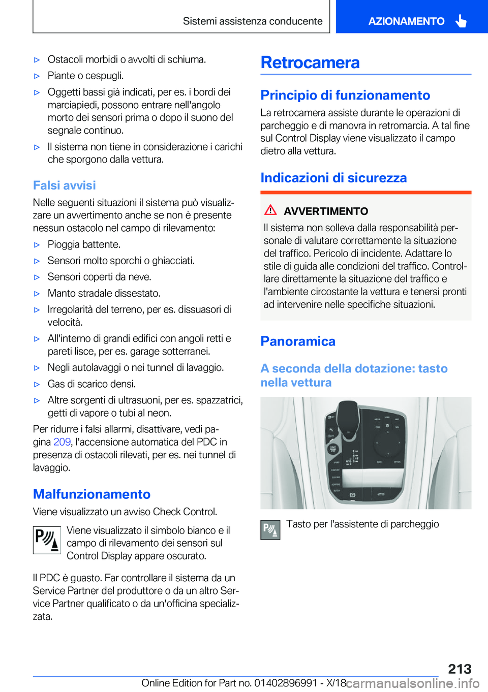 BMW Z4 2019  Libretti Di Uso E manutenzione (in Italian) 'x�O�s�t�a�c�o�l�i��m�o�r�b�i�d�i��o��a�v�v�o�l�t�i��d�i��s�c�h�i�u�m�a�.'x�P�i�a�n�t�e��o��c�e�s�p�u�g�l�i�.'x�O�g�g�e�t�t�i��b�a�s�s�i��g�i�