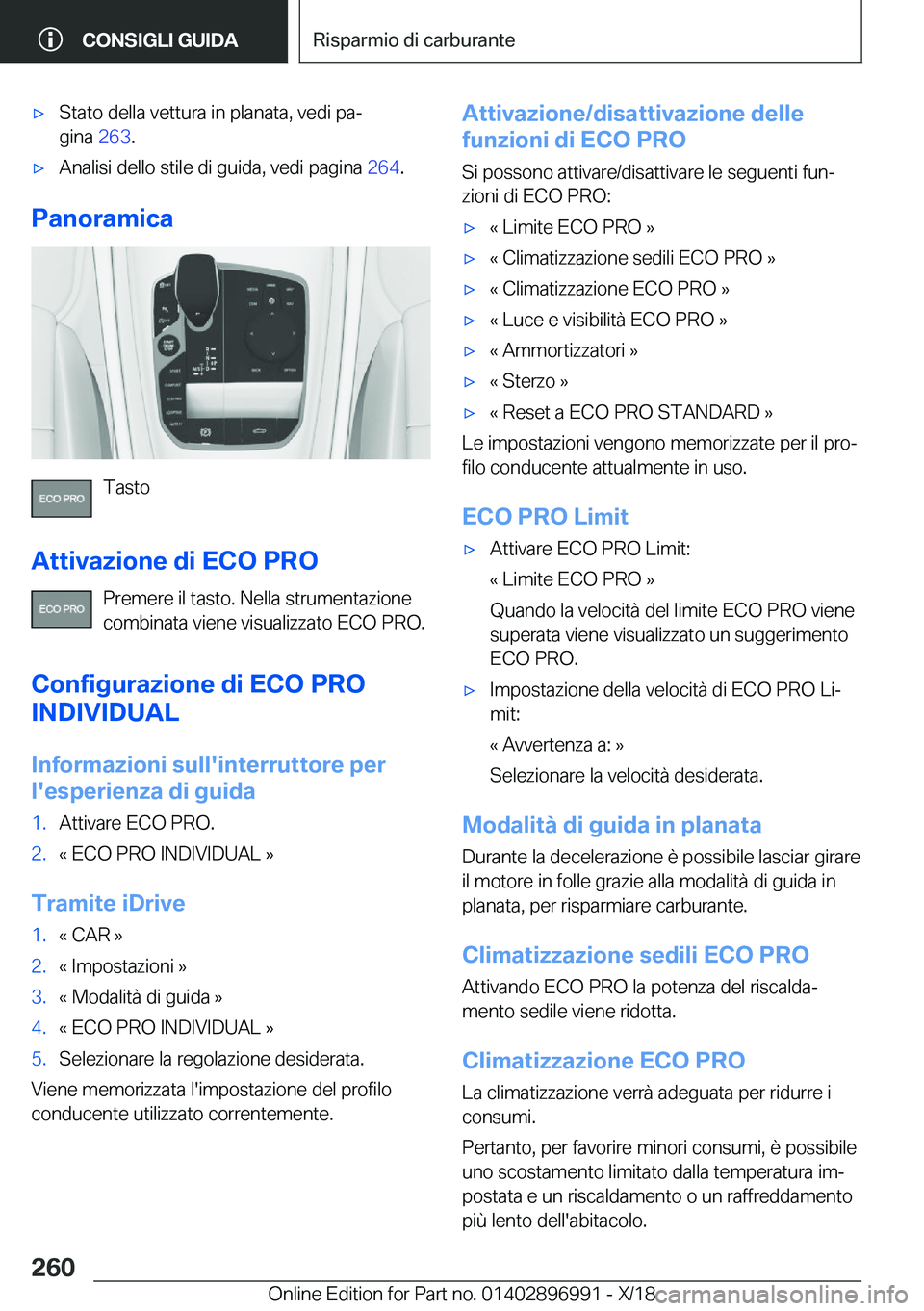 BMW Z4 2019  Libretti Di Uso E manutenzione (in Italian) 'x�S�t�a�t�o��d�e�l�l�a��v�e�t�t�u�r�a��i�n��p�l�a�n�a�t�a�,��v�e�d�i��p�aª
�g�i�n�a� �2�6�3�.'x�A�n�a�l�i�s�i��d�e�l�l�o��s�t�i�l�e��d�i��g�u�i�d�a�,��v�e�d�i��p�a�g�i�n�a� �2
