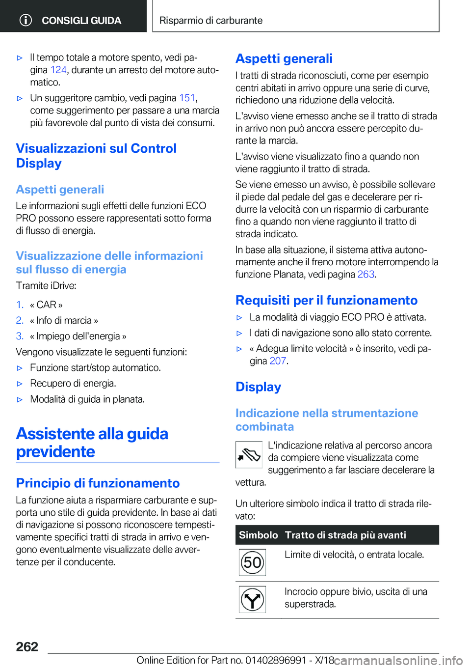BMW Z4 2019  Libretti Di Uso E manutenzione (in Italian) 'x�I�l��t�e�m�p�o��t�o�t�a�l�e��a��m�o�t�o�r�e��s�p�e�n�t�o�,��v�e�d�i��p�aª�g�i�n�a� �1�2�4�,��d�u�r�a�n�t�e��u�n��a�r�r�e�s�t�o��d�e�l��m�o�t�o�r�e��a�u�t�oª
�m�a�t�i�c�o�.'