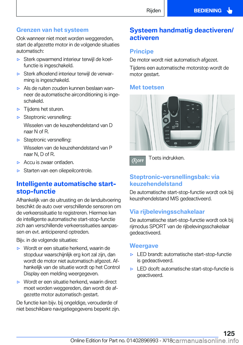 BMW Z4 2019  Instructieboekjes (in Dutch) �G�r�e�n�z�e�n��v�a�n��h�e�t��s�y�s�t�e�e�m
�O�o�k��w�a�n�n�e�e�r��n�i�e�t��m�o�e�t��w�o�r�d�e�n��w�e�g�g�e�r�e�d�e�n�, �s�t�a�r�t��d�e��a�f�g�e�z�e�t�t�e��m�o�t�o�r��i�n��d�e��v�o�l�g�e