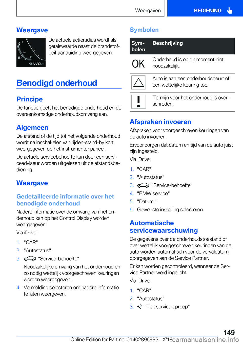BMW Z4 2019  Instructieboekjes (in Dutch) �W�e�e�r�g�a�v�e�D�e��a�c�t�u�e�l�e��a�c�t�i�e�r�a�d�i�u�s��w�o�r�d�t��a�l�s�g�e�t�a�l�s�w�a�a�r�d�e��n�a�a�s�t��d�e��b�r�a�n�d�s�t�o�fj �p�e�i�l�-�a�a�n�d�u�i�d�i�n�g��w�e�e�r�g�e�g�e�v�e�n�