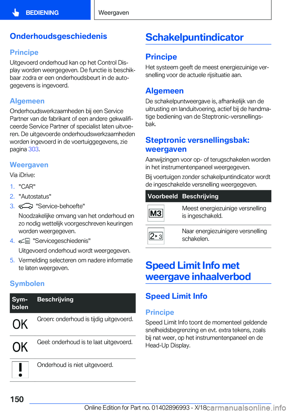 BMW Z4 2019  Instructieboekjes (in Dutch) �O�n�d�e�r�h�o�u�d�s�g�e�s�c�h�i�e�d�e�n�i�s
�P�r�i�n�c�i�p�e �U�i�t�g�e�v�o�e�r�d��o�n�d�e�r�h�o�u�d��k�a�n��o�p��h�e�t��C�o�n�t�r�o�l��D�i�sj
�p�l�a�y��w�o�r�d�e�n��w�e�e�r�g�e�g�e�v�e�n�.�