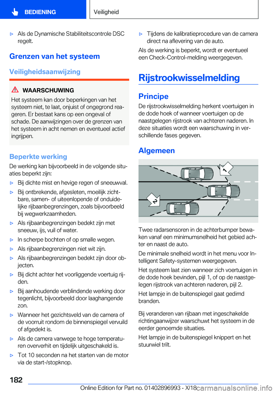 BMW Z4 2019  Instructieboekjes (in Dutch) 'x�A�l�s��d�e��D�y�n�a�m�i�s�c�h�e��S�t�a�b�i�l�i�t�e�i�t�s�c�o�n�t�r�o�l�e��D�S�C
�r�e�g�e�l�t�.
�G�r�e�n�z�e�n��v�a�n��h�e�t��s�y�s�t�e�e�m
�V�e�i�l�i�g�h�e�i�d�s�a�a�n�w�i�j�z�i�n�g
�W�A