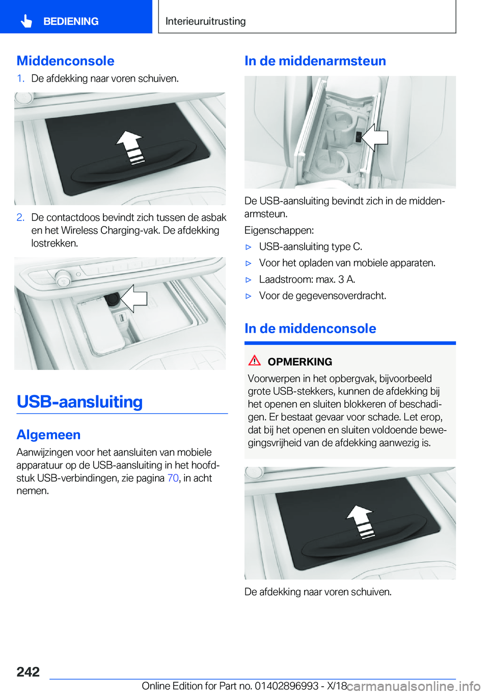 BMW Z4 2019  Instructieboekjes (in Dutch) �M�i�d�d�e�n�c�o�n�s�o�l�e�1�.�D�e��a�f�d�e�k�k�i�n�g��n�a�a�r��v�o�r�e�n��s�c�h�u�i�v�e�n�.�2�.�D�e��c�o�n�t�a�c�t�d�o�o�s��b�e�v�i�n�d�t��z�i�c�h��t�u�s�s�e�n��d�e��a�s�b�a�k�e�n��h�e�t�