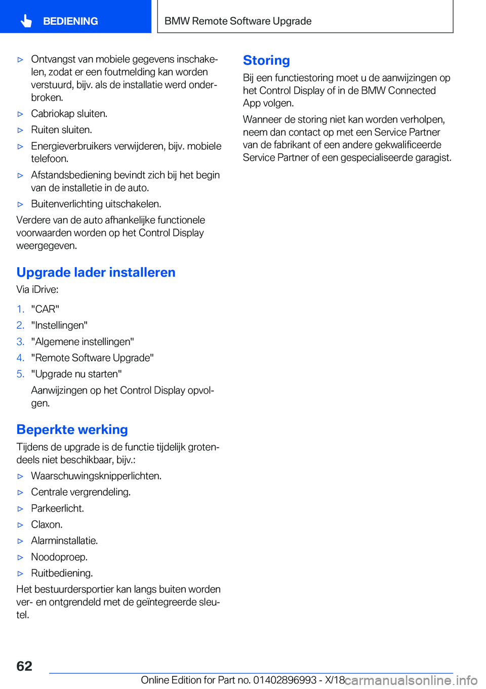 BMW Z4 2019  Instructieboekjes (in Dutch) 'x�O�n�t�v�a�n�g�s�t��v�a�n��m�o�b�i�e�l�e��g�e�g�e�v�e�n�s��i�n�s�c�h�a�k�ej�l�e�n�,��z�o�d�a�t��e�r��e�e�n��f�o�u�t�m�e�l�d�i�n�g��k�a�n��w�o�r�d�e�n�v�e�r�s�t�u�u�r�d�,��b�i�j�v�.�