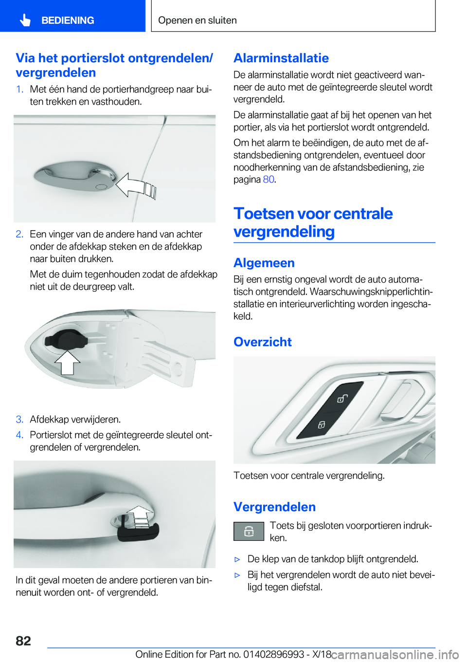 BMW Z4 2019  Instructieboekjes (in Dutch) �V�i�a��h�e�t��p�o�r�t�i�e�r�s�l�o�t��o�n�t�g�r�e�n�d�e�l�e�n�/
�v�e�r�g�r�e�n�d�e�l�e�n�1�.�M�e�t��