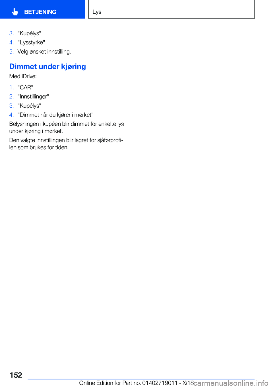 BMW Z4 2019  InstruksjonsbØker (in Norwegian) �3�.��K�u�p�