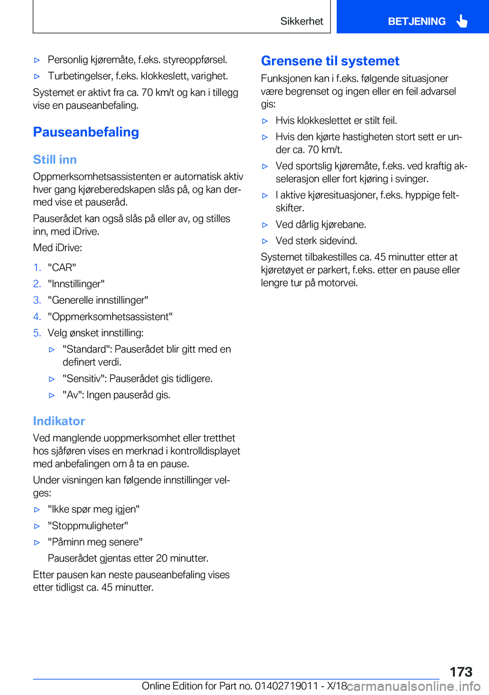 BMW Z4 2019  InstruksjonsbØker (in Norwegian) x�P�e�r�s�o�n�l�i�g��k�j�