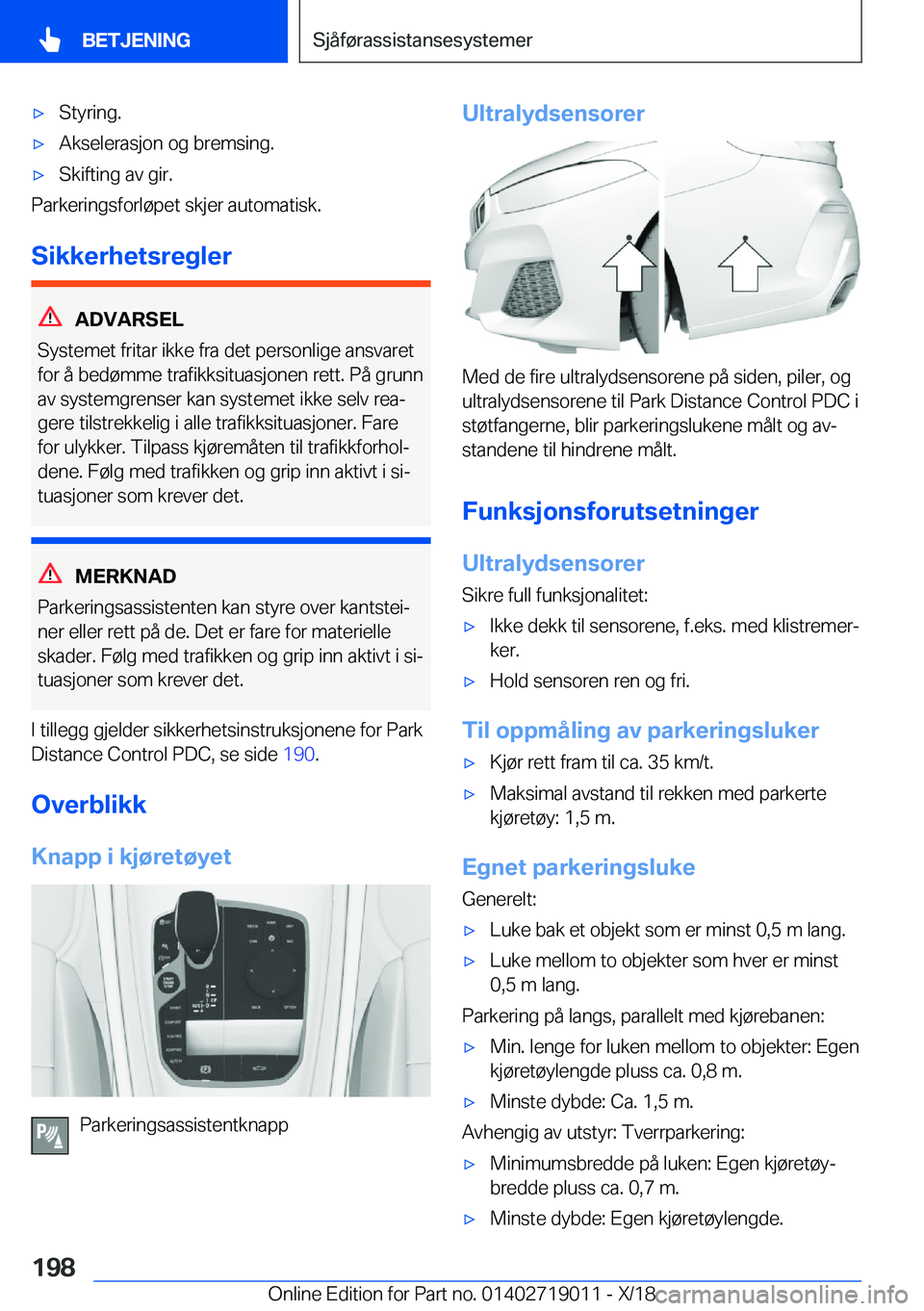 BMW Z4 2019  InstruksjonsbØker (in Norwegian) x�S�t�y�r�i�n�g�.x�A�k�s�e�l�e�r�a�s�j�o�n��o�g��b�r�e�m�s�i�n�g�.x�S�k�i�f�t�i�n�g��a�v��g�i�r�.
�P�a�r�k�e�r�i�n�g�s�f�o�r�l�