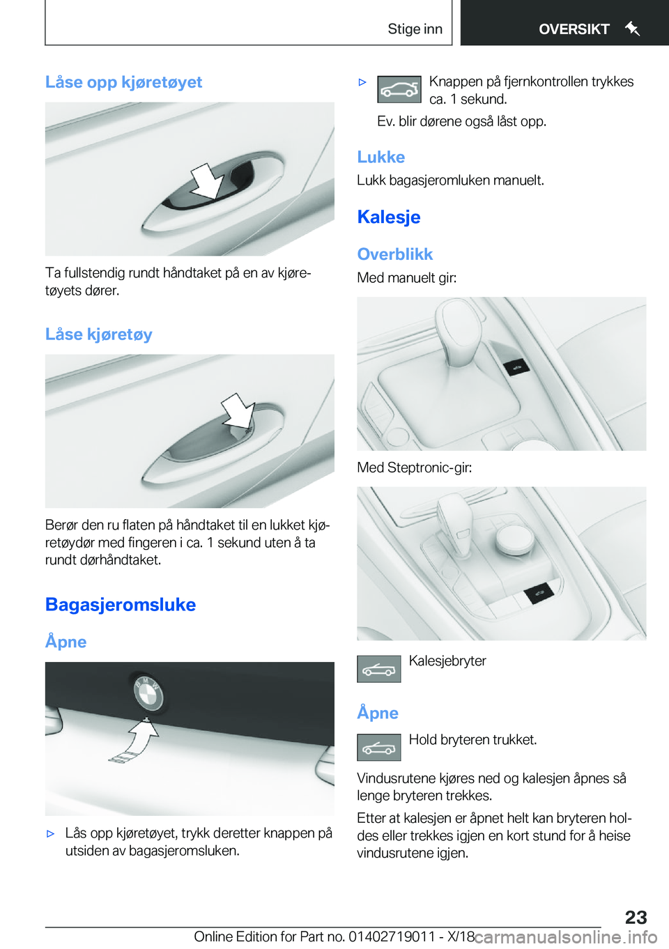 BMW Z4 2019  InstruksjonsbØker (in Norwegian) �L�å�s�e��o�p�p��k�j�