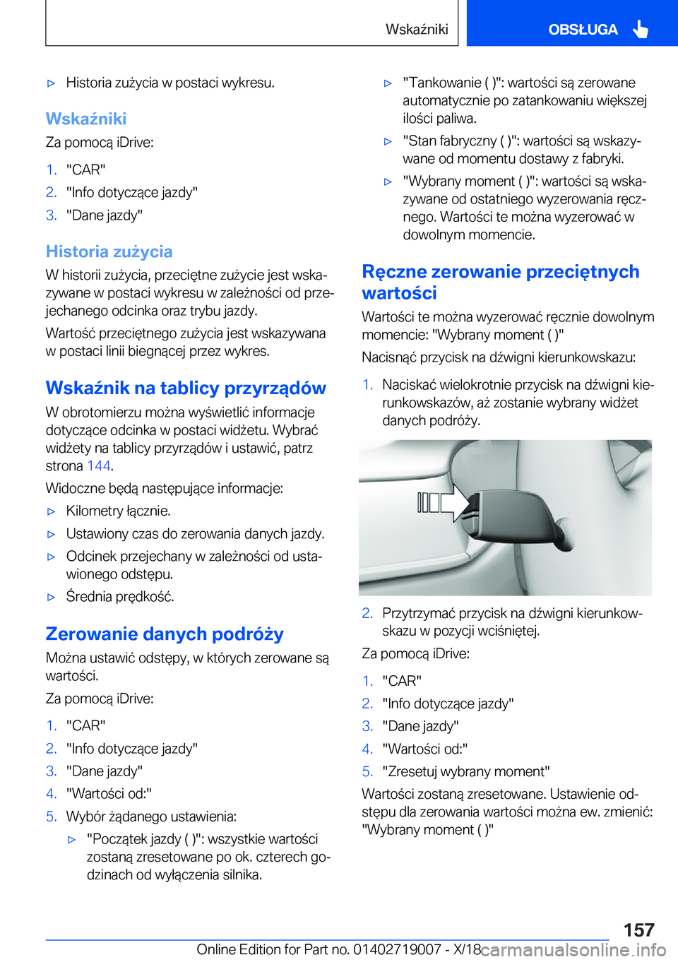 BMW Z4 2019  Instrukcja obsługi (in Polish) 'x�H�i�s�t�o�r�i�a��z�u9�y�c�i�a��w��p�o�s�t�a�c�i��w�y�k�r�e�s�u�.
�W�s�k�a7�n�i�k�i�Z�a��p�o�m�o�c�