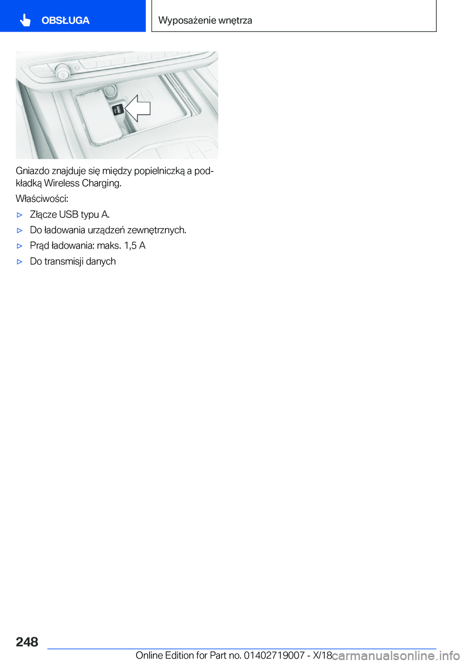 BMW Z4 2019  Instrukcja obsługi (in Polish) �G�n�i�a�z�d�o��z�n�a�j�d�u�j�e��s�i�