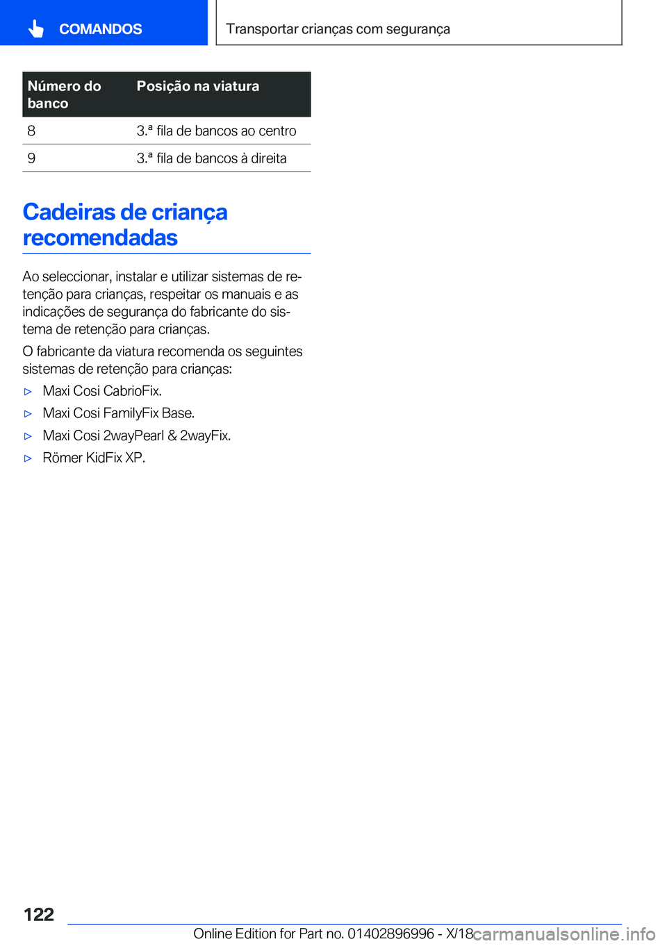 BMW Z4 2019  Manual do condutor (in Portuguese) �N�