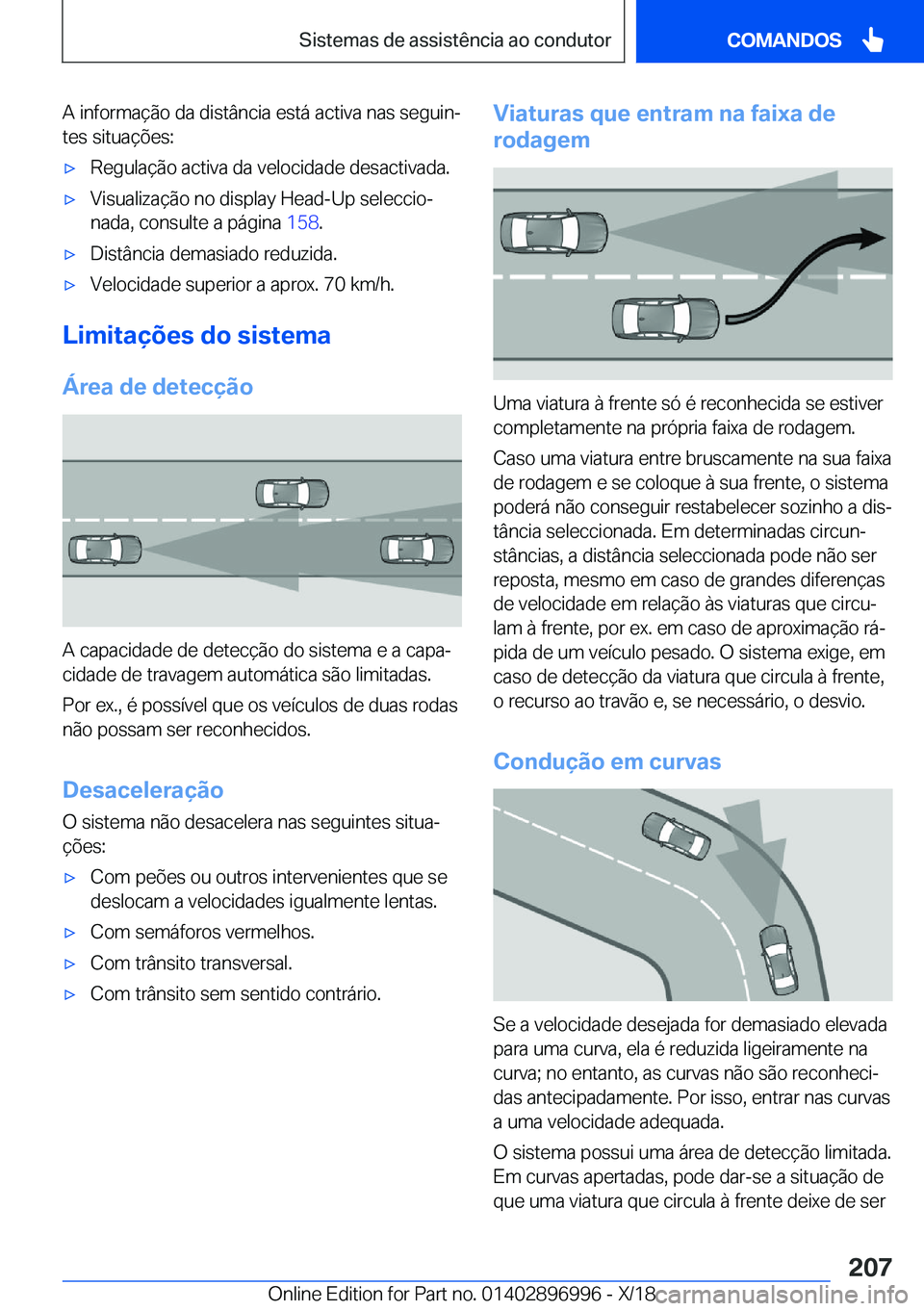 BMW Z4 2019  Manual do condutor (in Portuguese) �A��i�n�f�o�r�m�a�