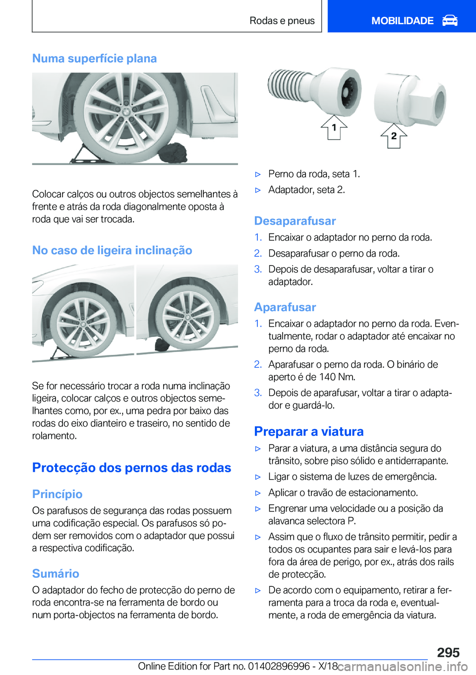 BMW Z4 2019  Manual do condutor (in Portuguese) �N�u�m�a��s�u�p�e�r�f�