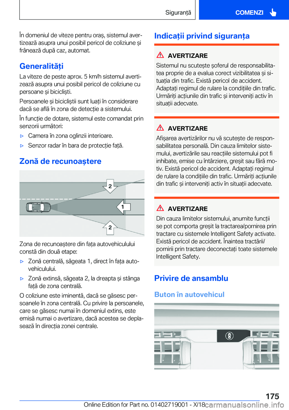 BMW Z4 2019  Ghiduri De Utilizare (in Romanian) �