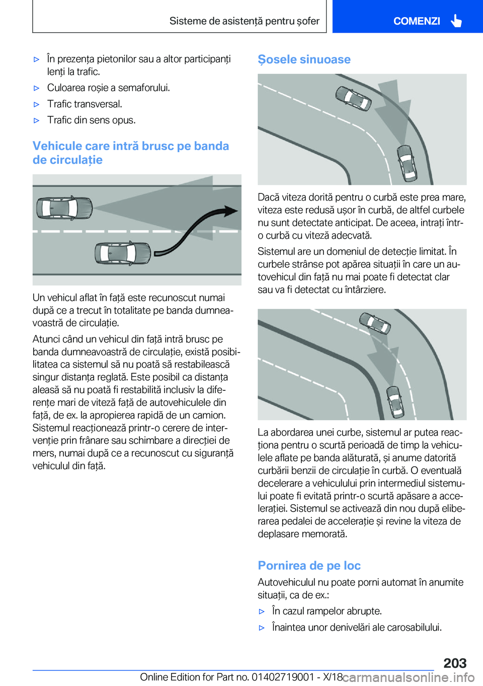 BMW Z4 2019  Ghiduri De Utilizare (in Romanian) 'x�