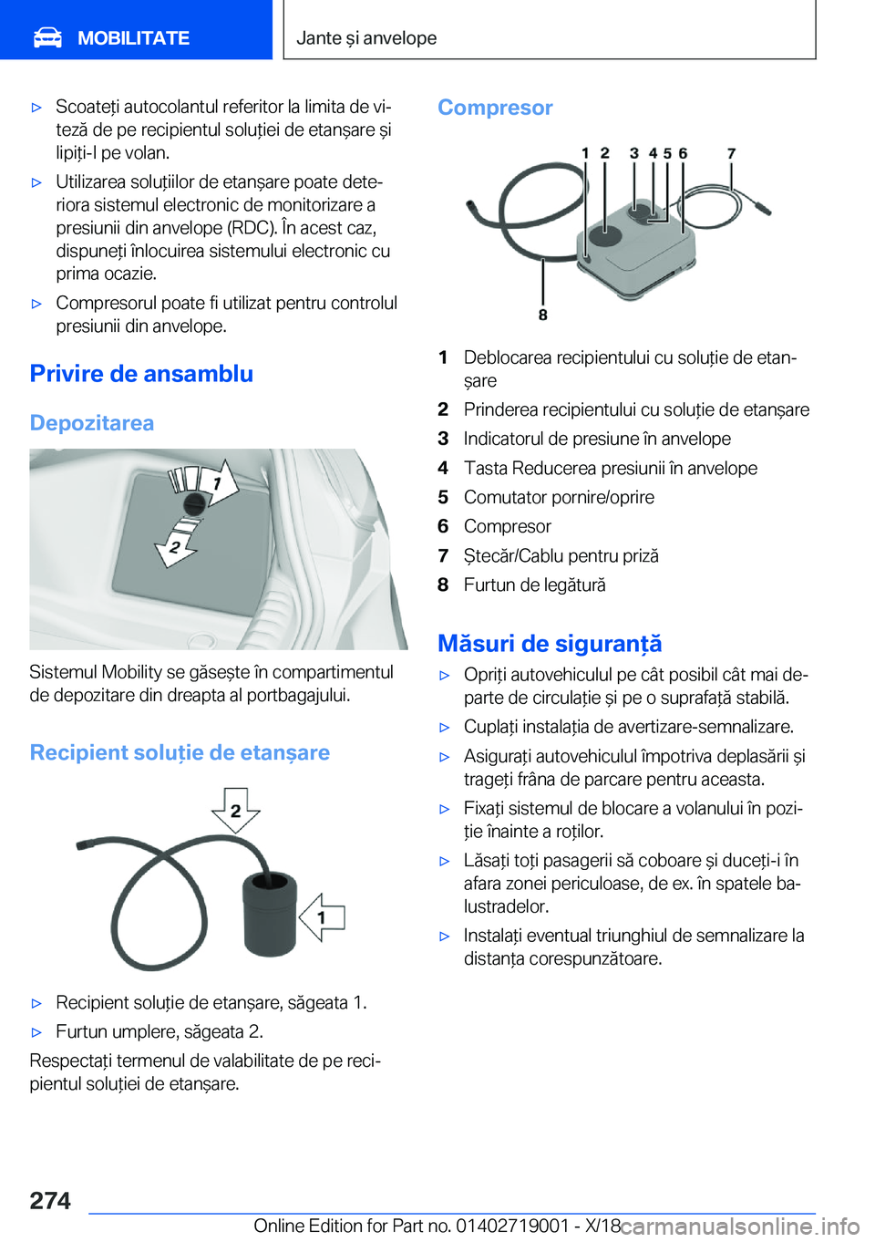 BMW Z4 2019  Ghiduri De Utilizare (in Romanian) 'x�S�c�o�a�t�e*�i��a�u�t�o�c�o�l�a�n�t�u�l��r�e�f�e�r�i�t�o�r��l�a��l�i�m�i�t�a��d�e��v�ij
�t�e�z�