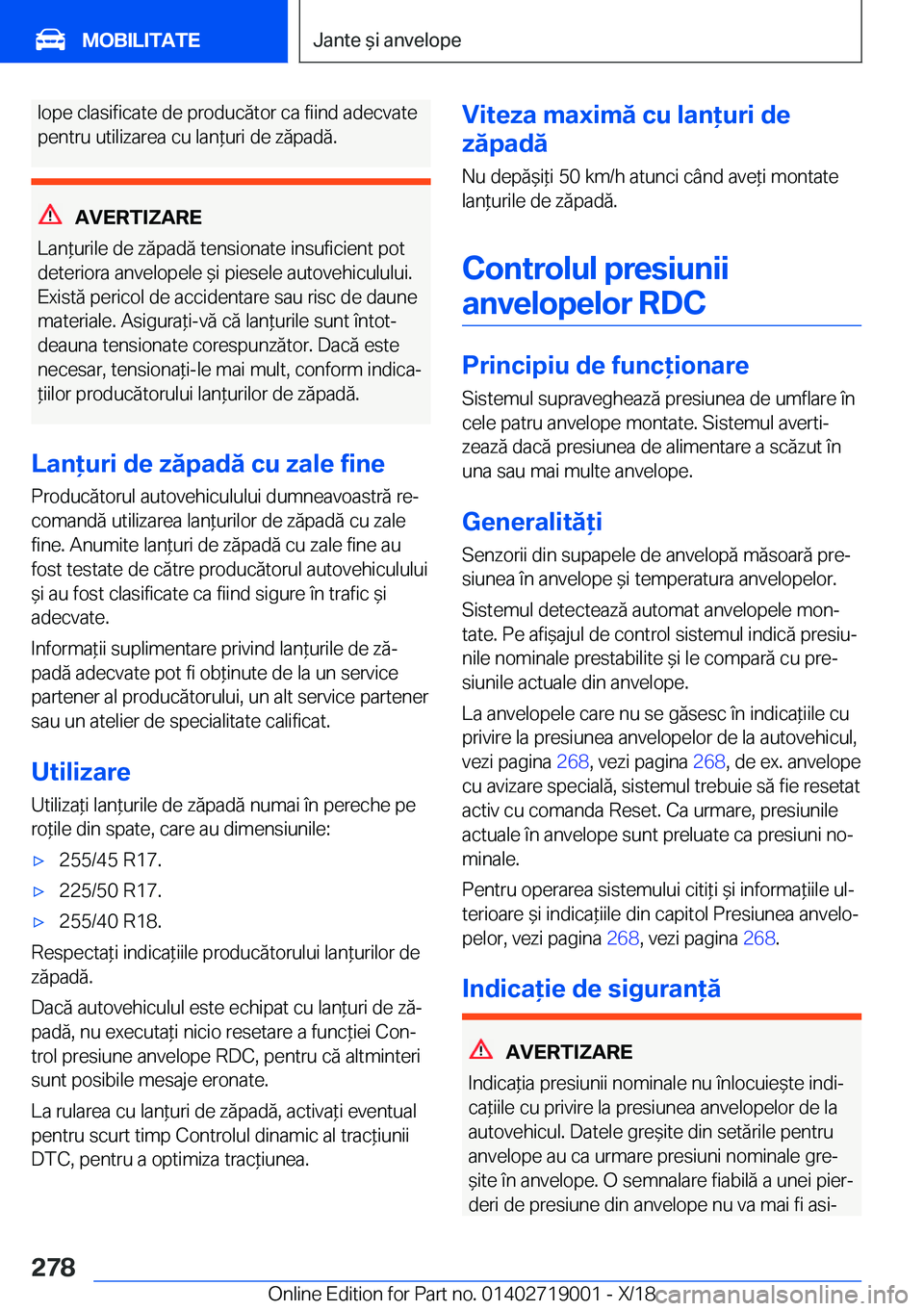 BMW Z4 2019  Ghiduri De Utilizare (in Romanian) �l�o�p�e��c�l�a�s�i�f�i�c�a�t�e��d�e��p�r�o�d�u�c�