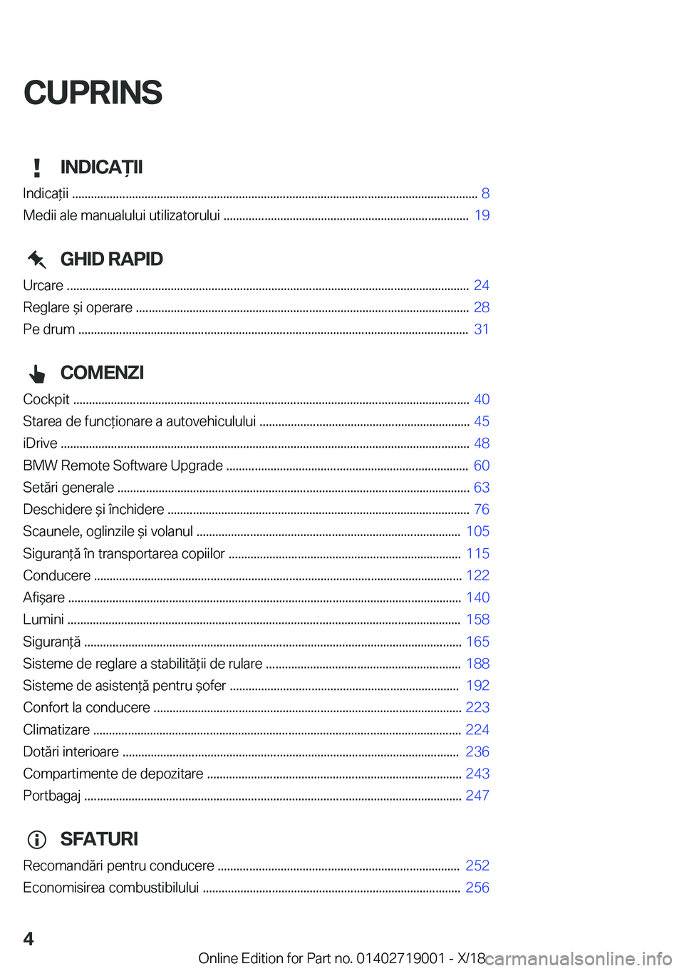 BMW Z4 2019  Ghiduri De Utilizare (in Romanian) �C�U�P�R�I�N�S�I�N�D�I�C�A)�I�I
�I�n�d�i�c�a*�i�i��.�.�.�.�.�.�.�.�.�.�.�.�.�.�.�.�.�.�.�.�.�.�.�.�.�.�.�.�.�.�.�.�.�.�.�.�.�.�.�.�.�.�.�.�.�.�.�.�.�.�.�.�.�.�.�.�.�.�.�.�.�.�.�.�.�.�.�.�.�.�.�.�.�