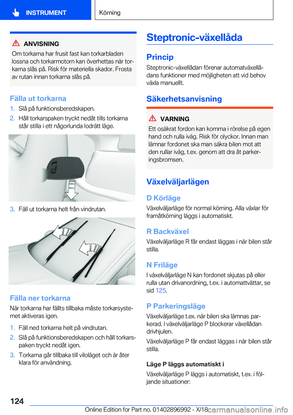 BMW Z4 2019  InstruktionsbÖcker (in Swedish) �A�N�V�I�S�N�I�N�G
�O�m��t�o�r�k�a�r�n�a��h�a�r��f�r�u�s�i�t��f�a�s�t��k�a�n��t�o�r�k�a�r�b�l�a�d�e�n
�l�o�s�s�n�a��o�c�h��t�o�r�k�a�r�m�o�t�o�r�n��k�a�n��