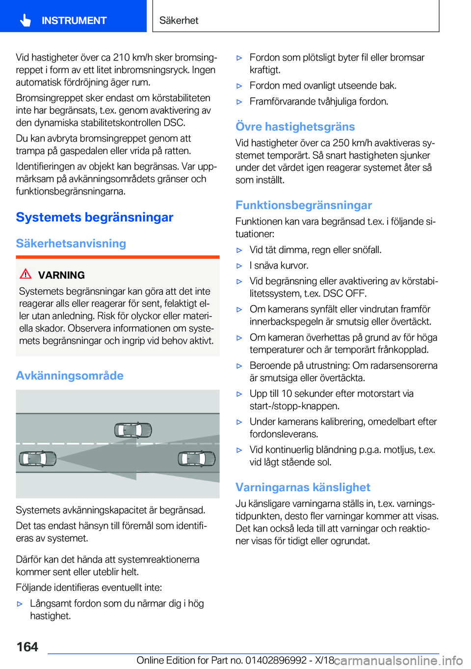 BMW Z4 2019  InstruktionsbÖcker (in Swedish) �V�i�d��h�a�s�t�i�g�h�e�t�e�r��