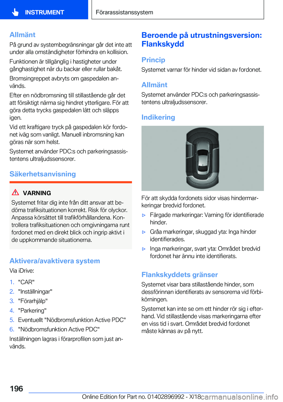 BMW Z4 2019  InstruktionsbÖcker (in Swedish) �A�l�l�m�ä�n�t
�P�å��g�r�u�n�d��a�v��s�y�s�t�e�m�b�e�g�r�ä�n�s�n�i�n�g�a�r��g�å�r��d�e�t��i�n�t�e��a�t�t
�u�n�d�e�r��a�l�l�a��o�m�s�t�ä�n�d�i�g�h�e�t�e�r��f�