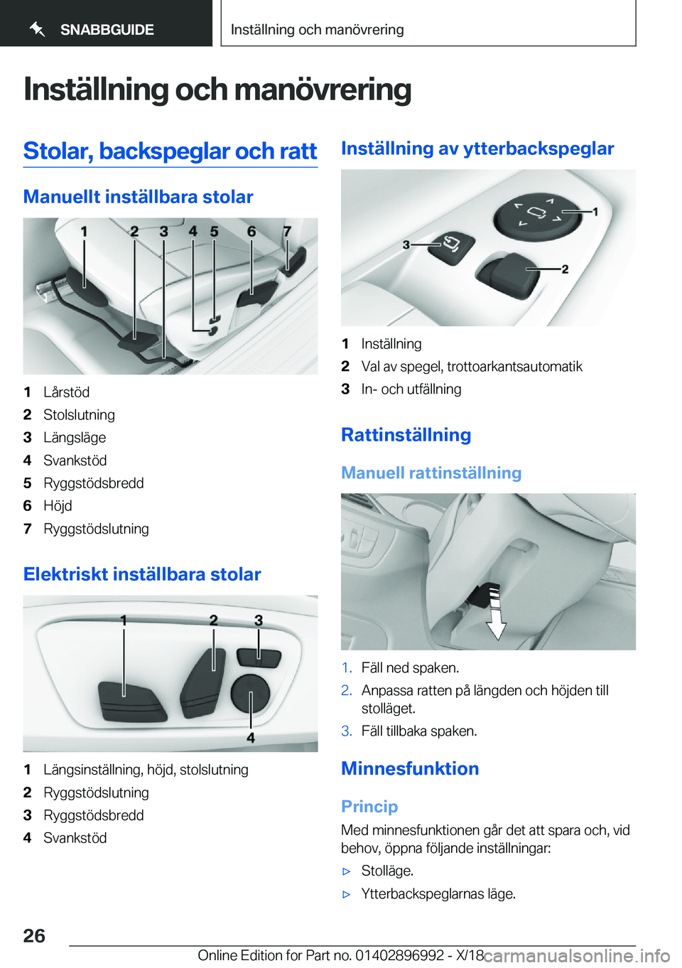 BMW Z4 2019  InstruktionsbÖcker (in Swedish) �I�n�s�t�ä�l�l�n�i�n�g��o�c�h��m�a�n�