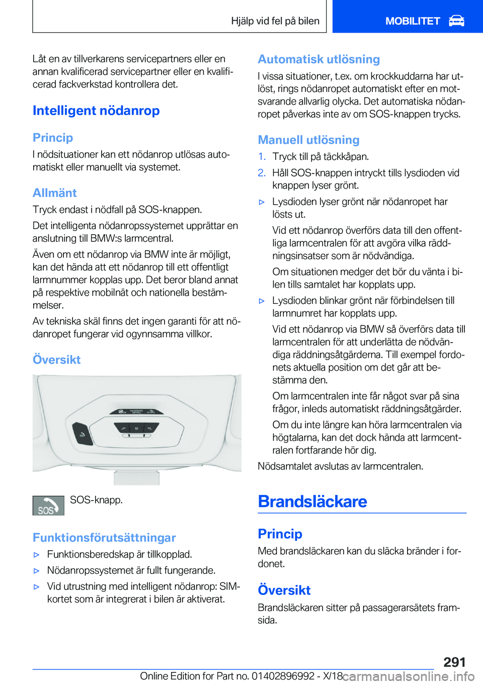 BMW Z4 2019  InstruktionsbÖcker (in Swedish) �L�å�t��e�n��a�v��t�i�l�l�v�e�r�k�a�r�e�n�s��s�e�r�v�i�c�e�p�a�r�t�n�e�r�s��e�l�l�e�r��e�n
�a�n�n�a�n��k�v�a�l�i�f�i�c�e�r�a�d��s�e�r�v�i�c�e�p�a�r�t�n�e�r��e�l�l�e�r��e�n��k�v�a�l�i�f�ij