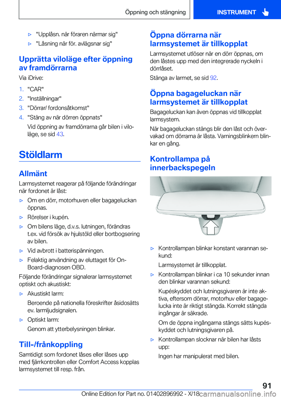 BMW Z4 2019  InstruktionsbÖcker (in Swedish) x��U�p�p�l�å�s�n�.��n�ä�r��f�