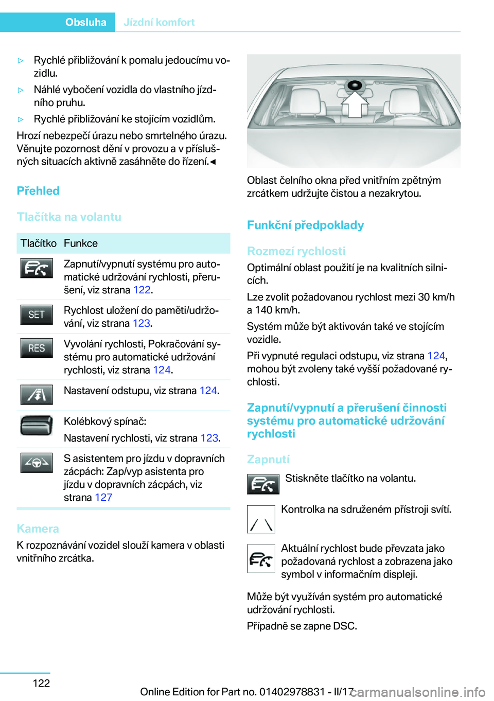 BMW I3 2017  Návod na použití (in Czech) y�R�y�c�h�l�