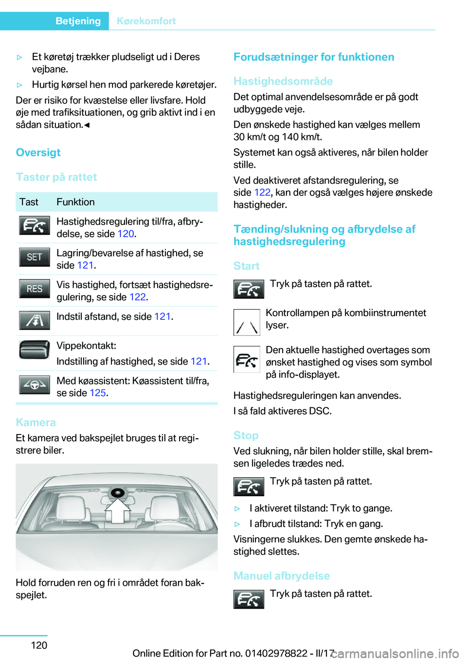 BMW I3 2017  InstruktionsbØger (in Danish) 'y�E�t� �k�